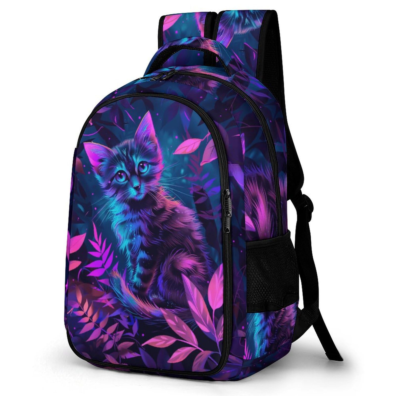 Mochila Infantil Gato Gatito, Regalos Para Niños, Mochilas Escolares Juveniles En Gran Capacidad, Bolsa Con Animal Print Para Muchachas