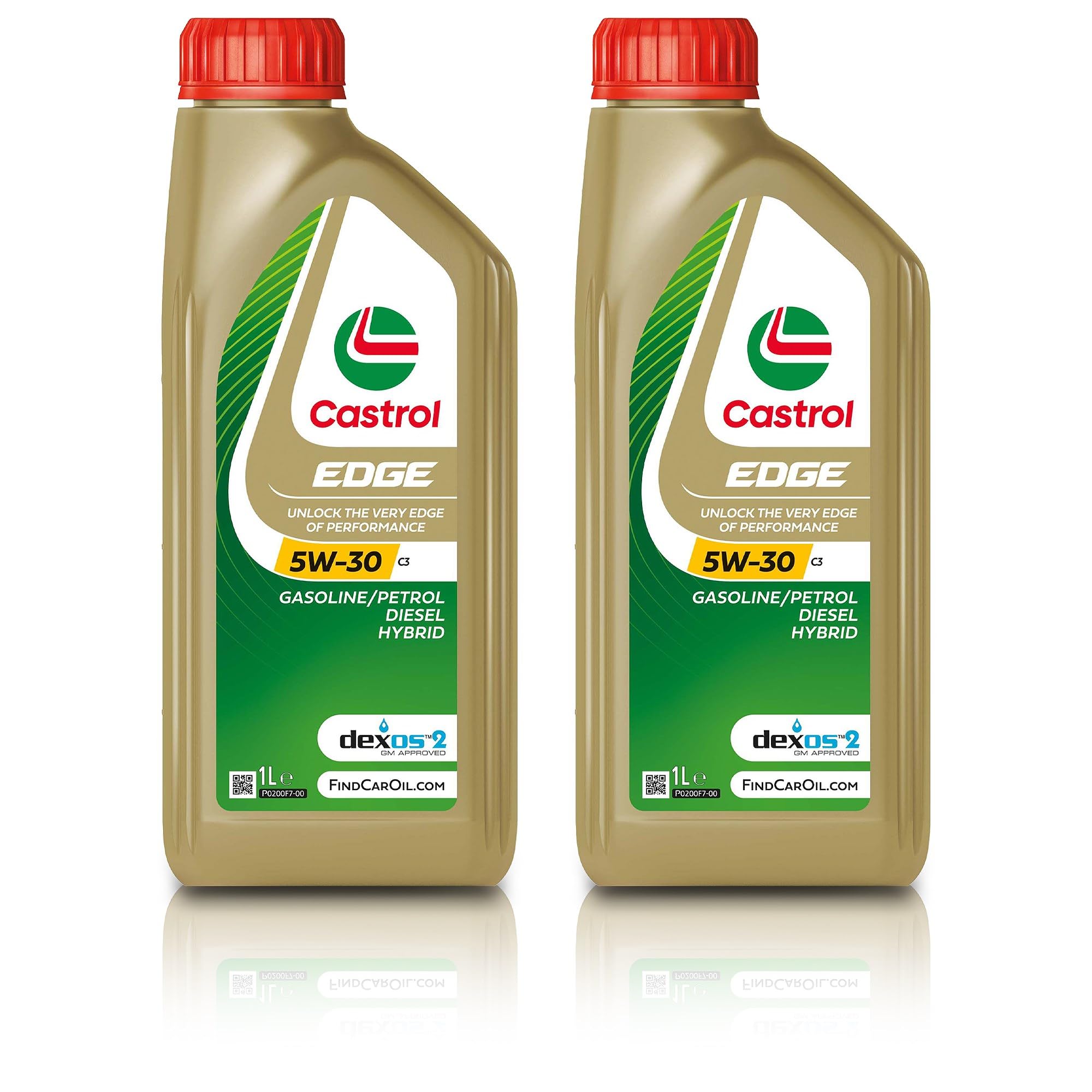 2 x 1 l + 5 l = 7 litros Castrol Edge Titanium fsttm 5 W de 30 C3 Motor de aceite motores de aceite