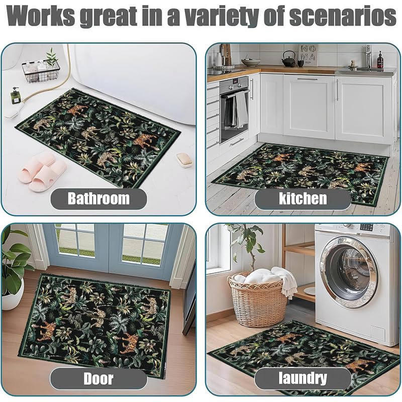 Tapete decorativo estampado antideslizante 40x60 cm miniatura 5