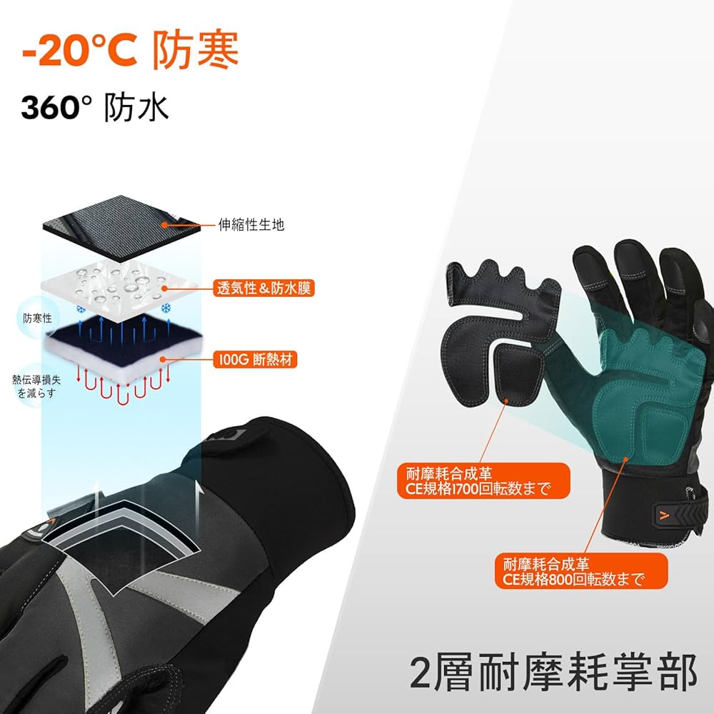 LEVEL THERMOPLUS 2000 STD グローブ ブラック LEVEL THERMOPLUS