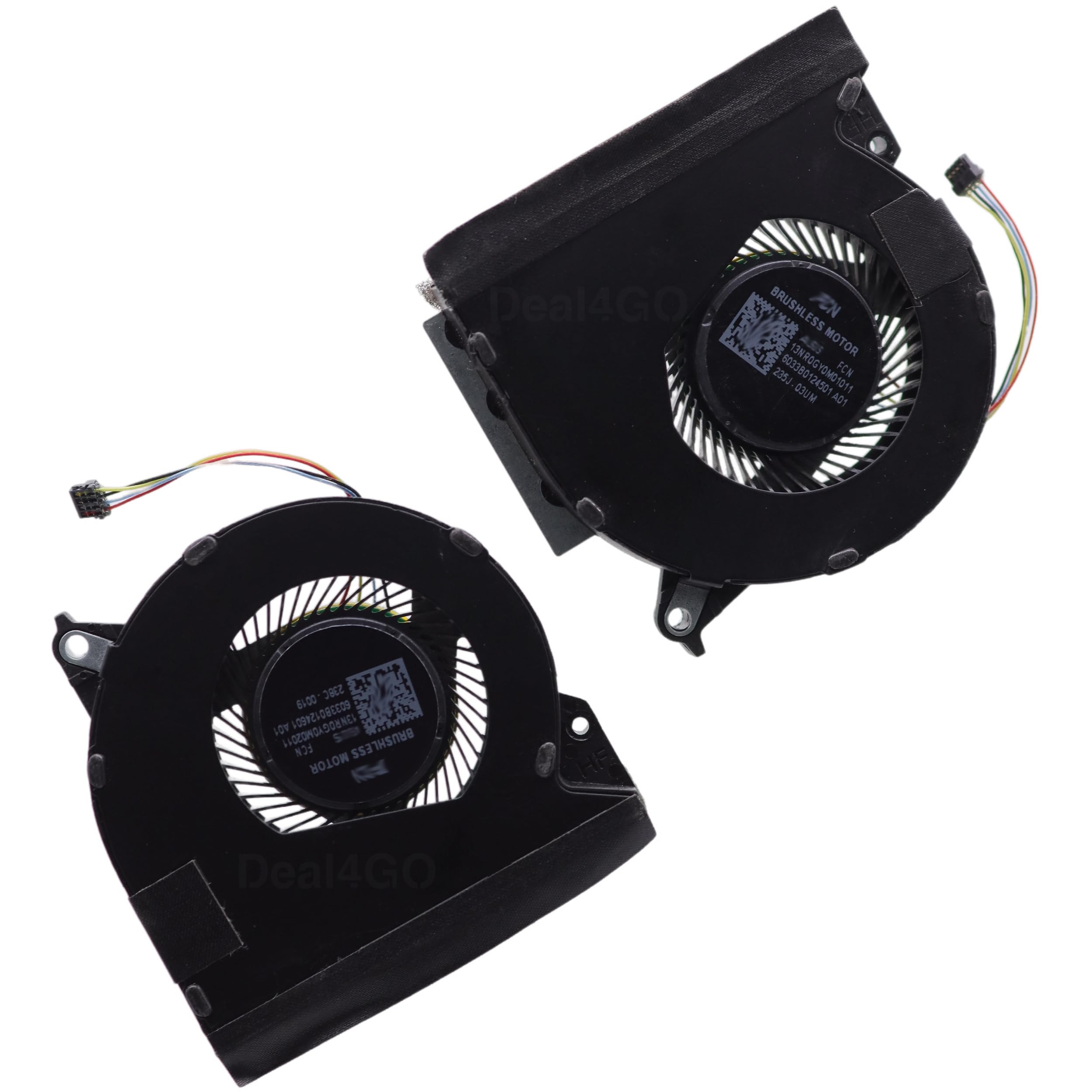 Deal4GO Sostituzione della ventola di raffreddamento grafica CPU e GPU per console portatile da gioco ASUS ROG Ally RC71L NR2301L (2023)
