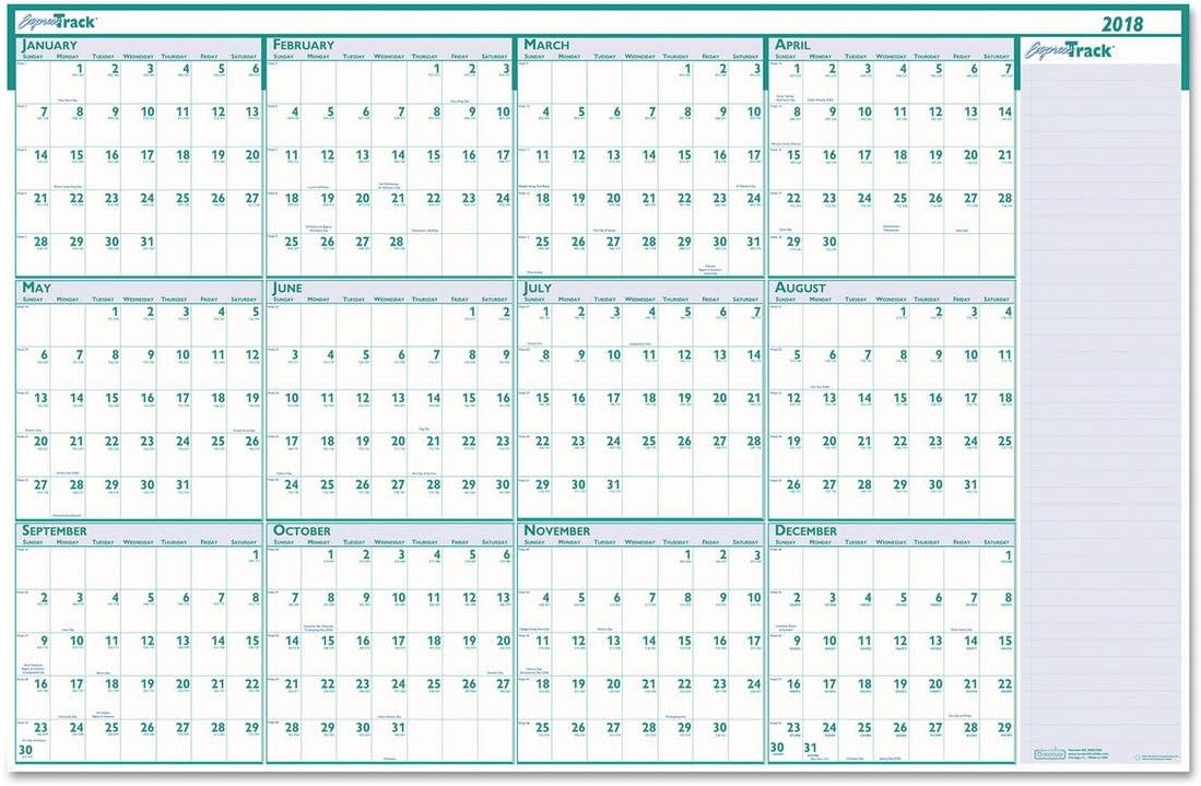 House Of Doolittle Classic - Wipe Off Calendar - Wall Mount - 2025 - Year To View - - Landscape - View #11
