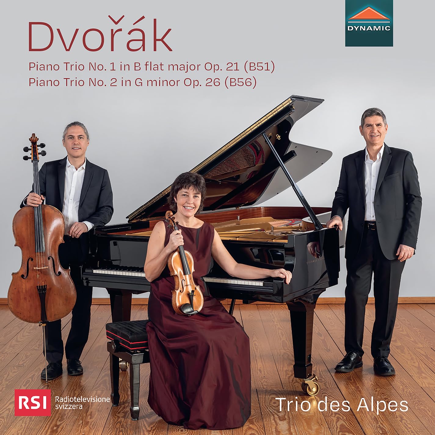 Antonin Dvorak: Piano Trio No. 1 in B flat major Op. 21 (B51); Piano Trio No. 2 in G minor Op. 26 (B56)