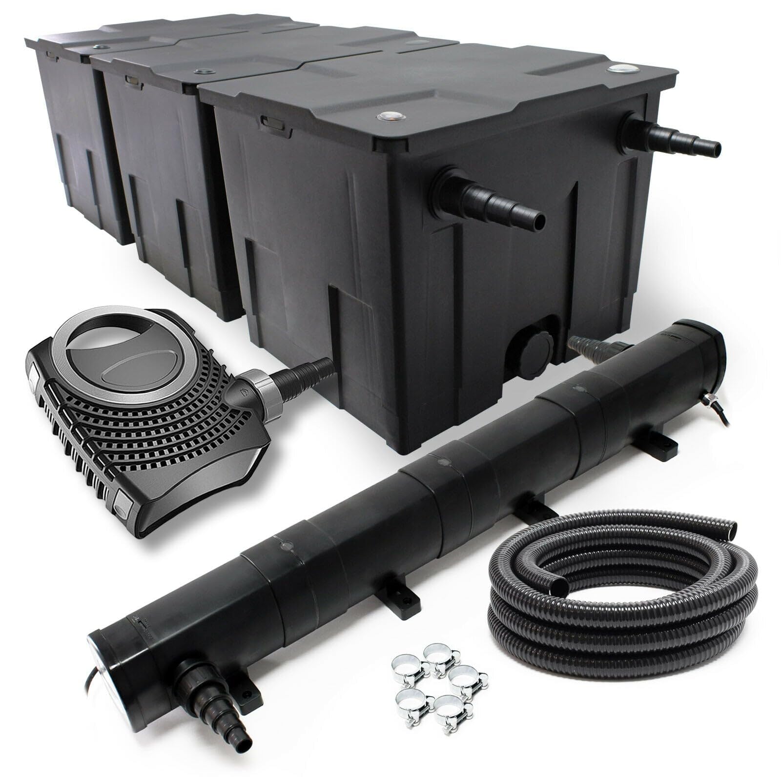 Kit filtro 72 watt pompa 10000 litri all'ora tubo 10 m 16_0001880
