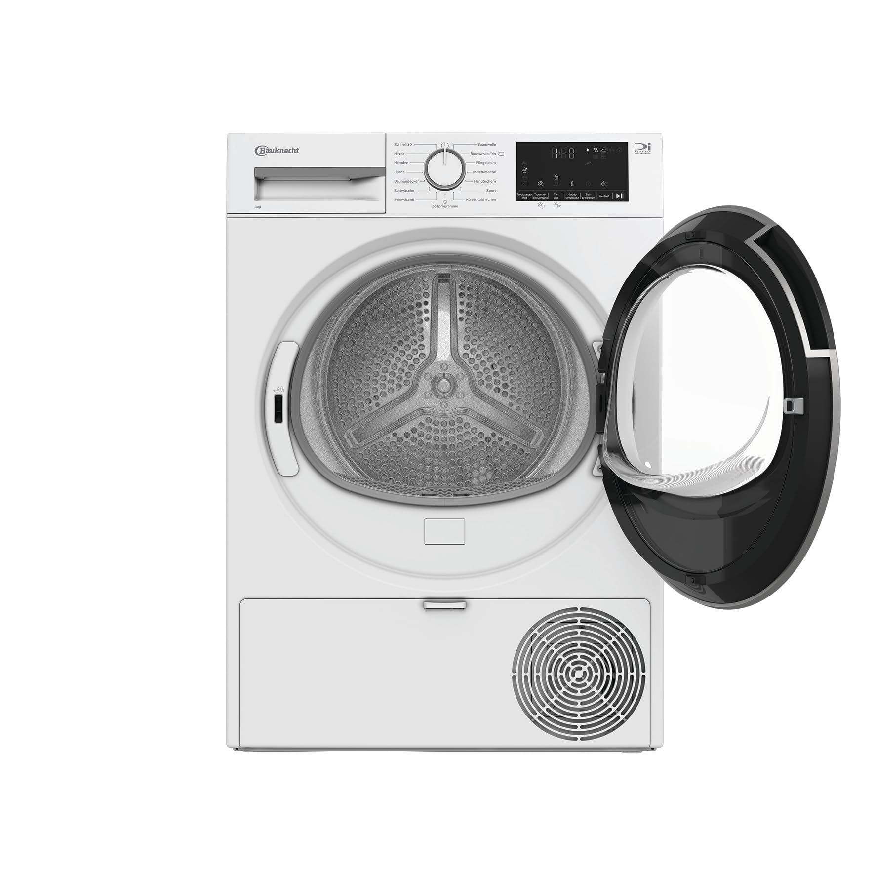 Bauknecht BT 84D WWS Wärmepumpentrockner /8 kg/EEK D/Precision Dry - Intelligentes Trocknen/Slim - extra schmal/Trommelbeleuchtung