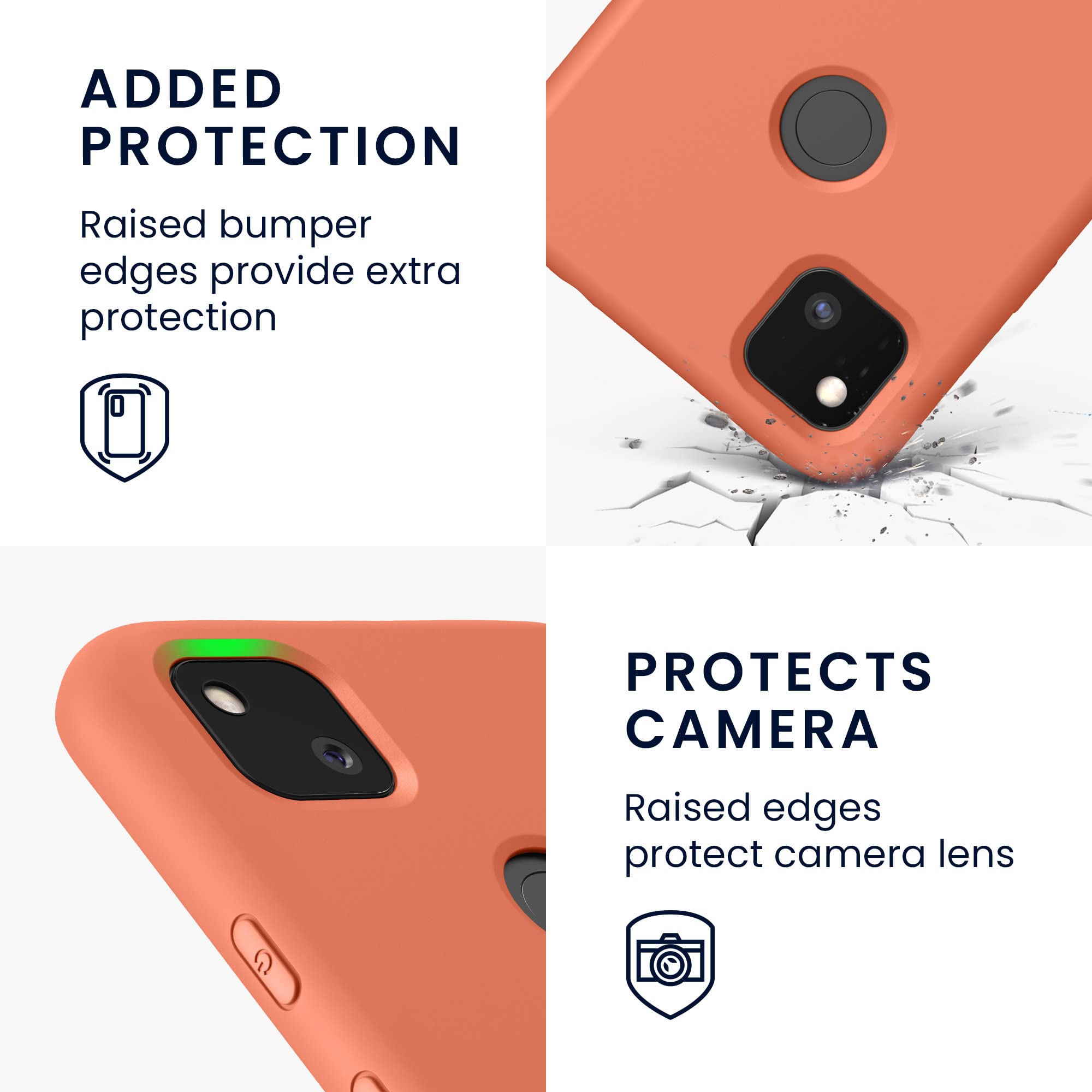 Coque Souple En Silicone Pour Google Pixel 4a - Protection Légère Et Confortable, Disponible En Plusieurs Coloris