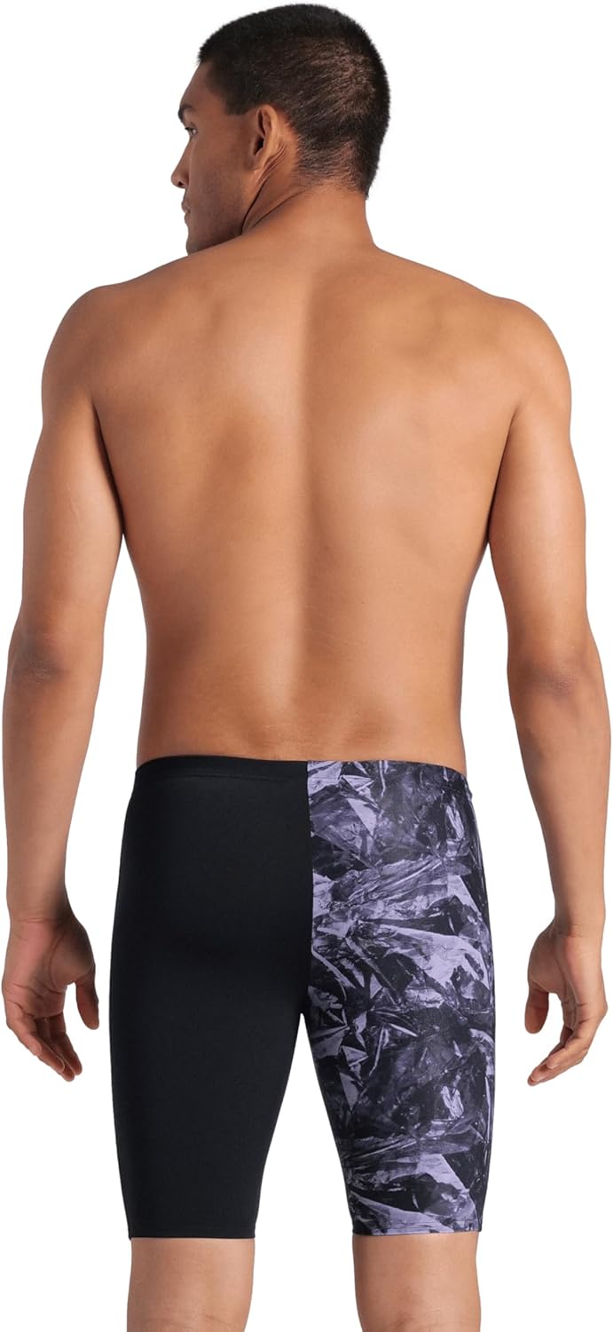Arena Mens Arena Performance Men's Crackle Swim Jammer Athletic Swimwear Professional Swimsuit - Image 2