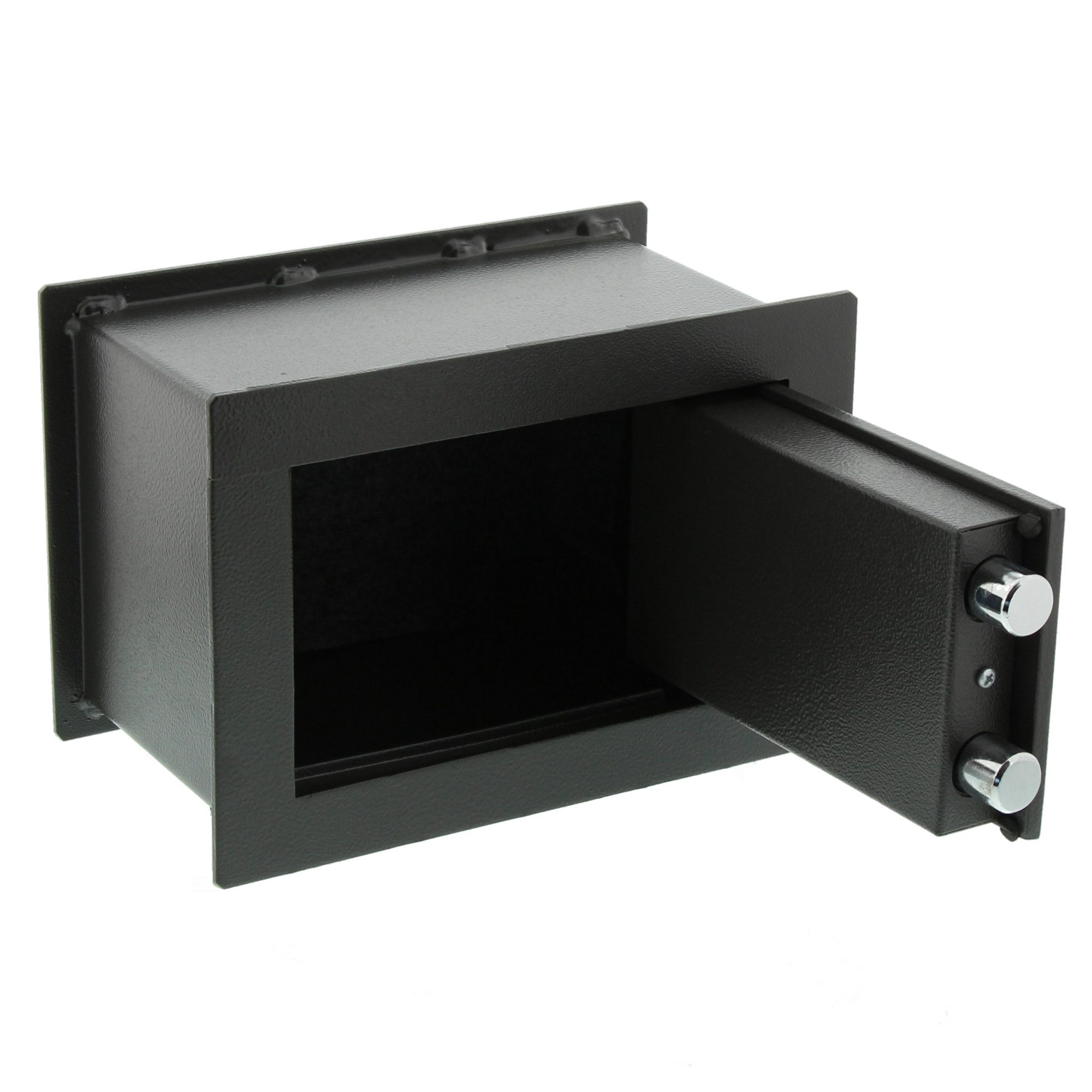 BURG-WÄCHTER Cassaforte da muro con chiavi, nascosta, occultata, resistente, Point-Safe, 3,5 l, 6,6 kg, PW 1 S, Nero