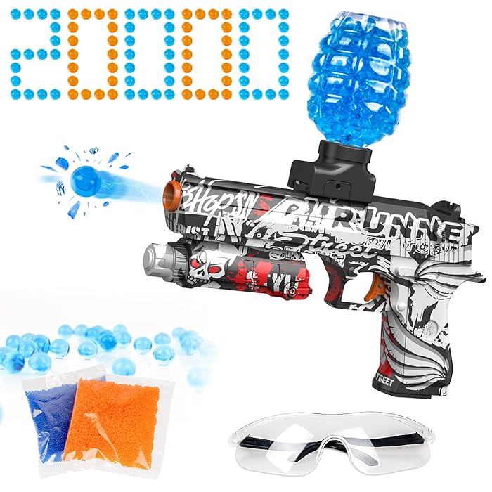 Buy Gel Ball Blaster Splatter Ball Blaster, DesertE EcoFriendly