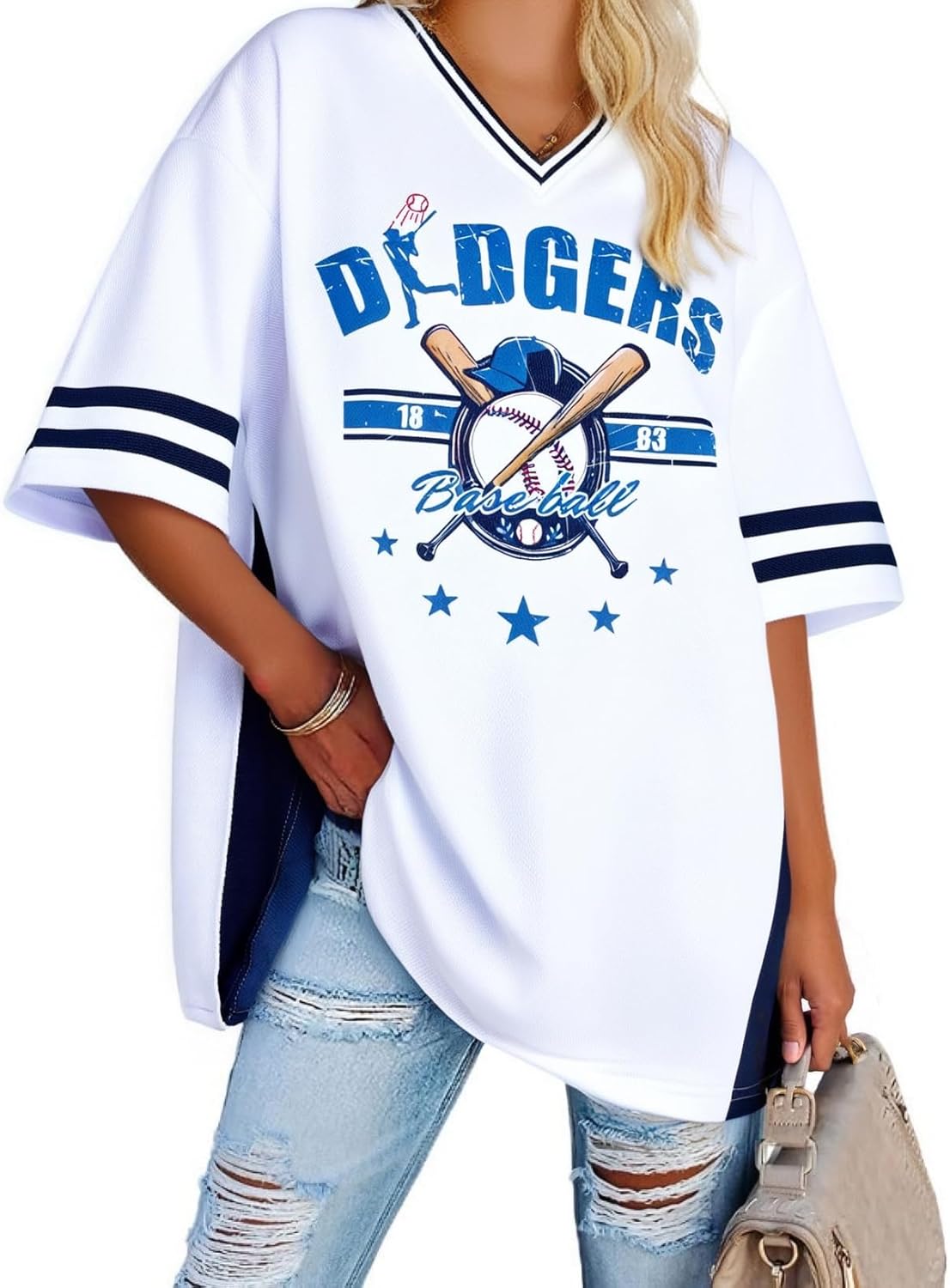 Baseball Shirts for Women Oversized Game Day Nigeria Ubuy