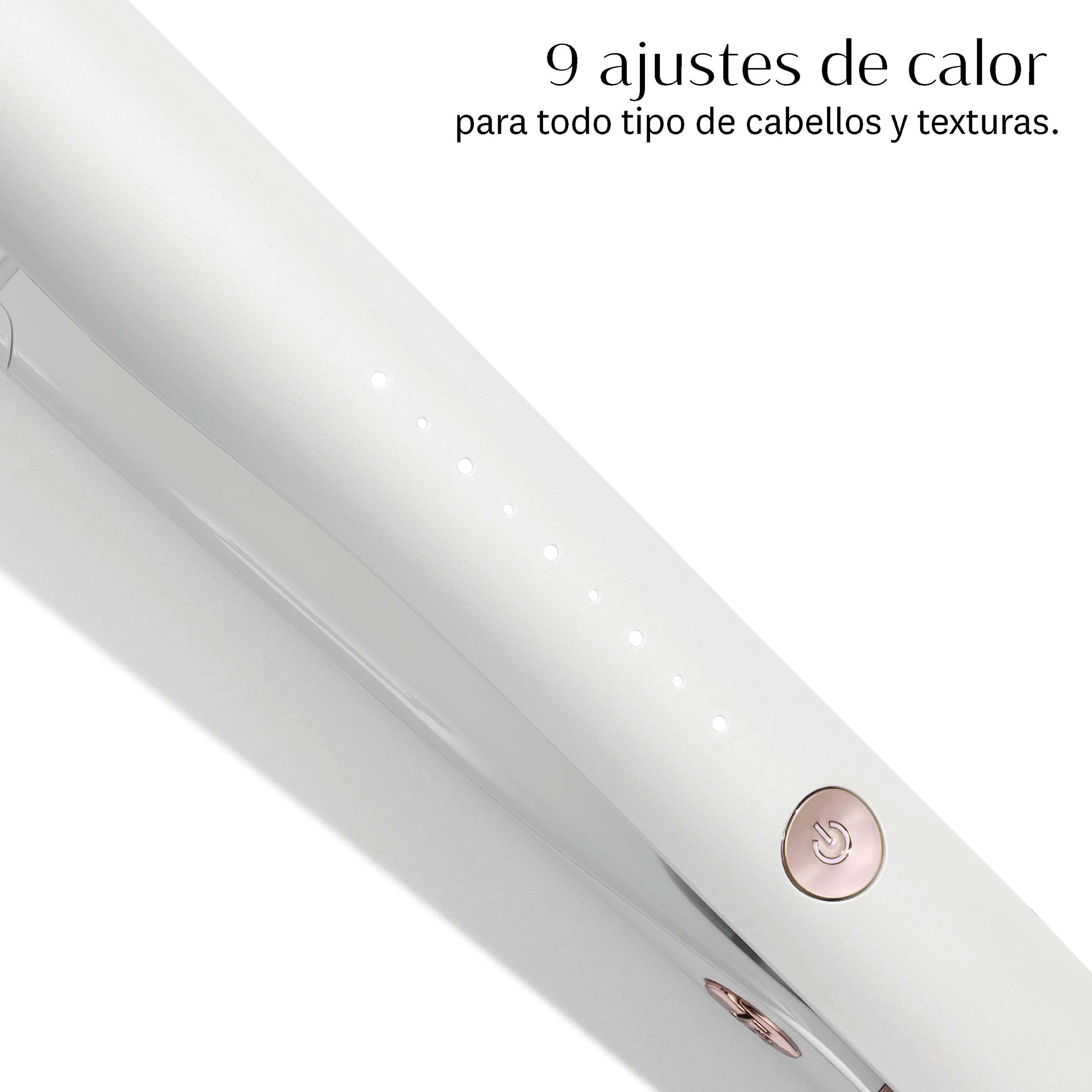 T3 Lucea Plancha de peinado y alisado profesional, 25 mm, con 9 ajustes de calor personalizables para pelo recto, estilo de peinado liso o para ondas o rizos y para todo tipo de cabello