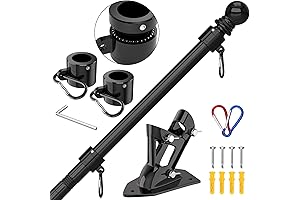 ZMTECH Professional Flag Pole Holder Kit: The Perfect Accessory for Outdoor Flag Display