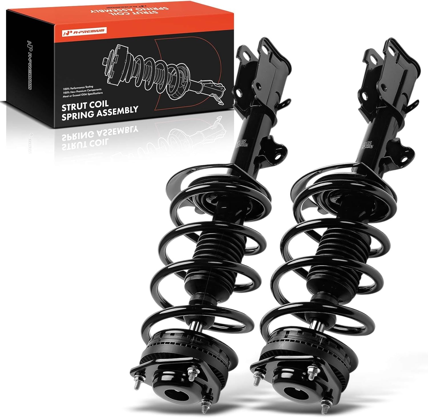 A-Premium Front Struts Compatible with Dodge Grand Caravan 2008-2020 & Chrysler Town & Country 2008-2016 & Volkswagen Routan 2009-2014 & Ram C/V 2012-2015 - 2x Replacement Suspension Shock Absorber