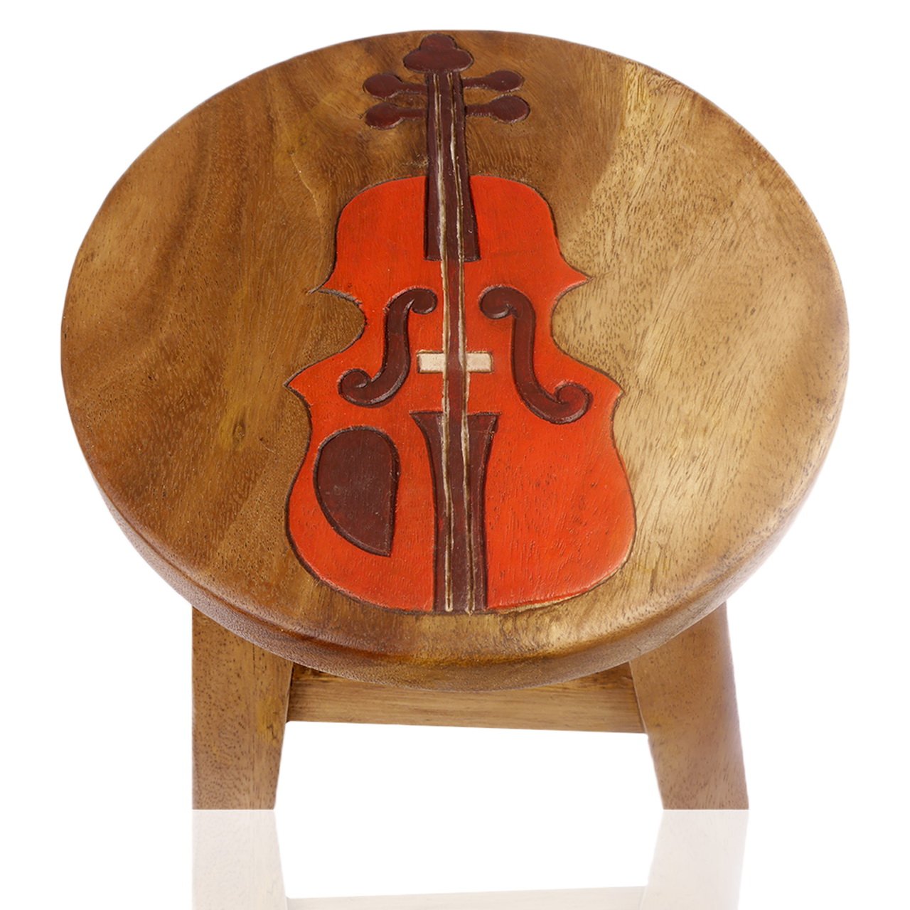 ART-CRAFT Vielseitiger Kinderhocker Holzhocker rund aus Mass