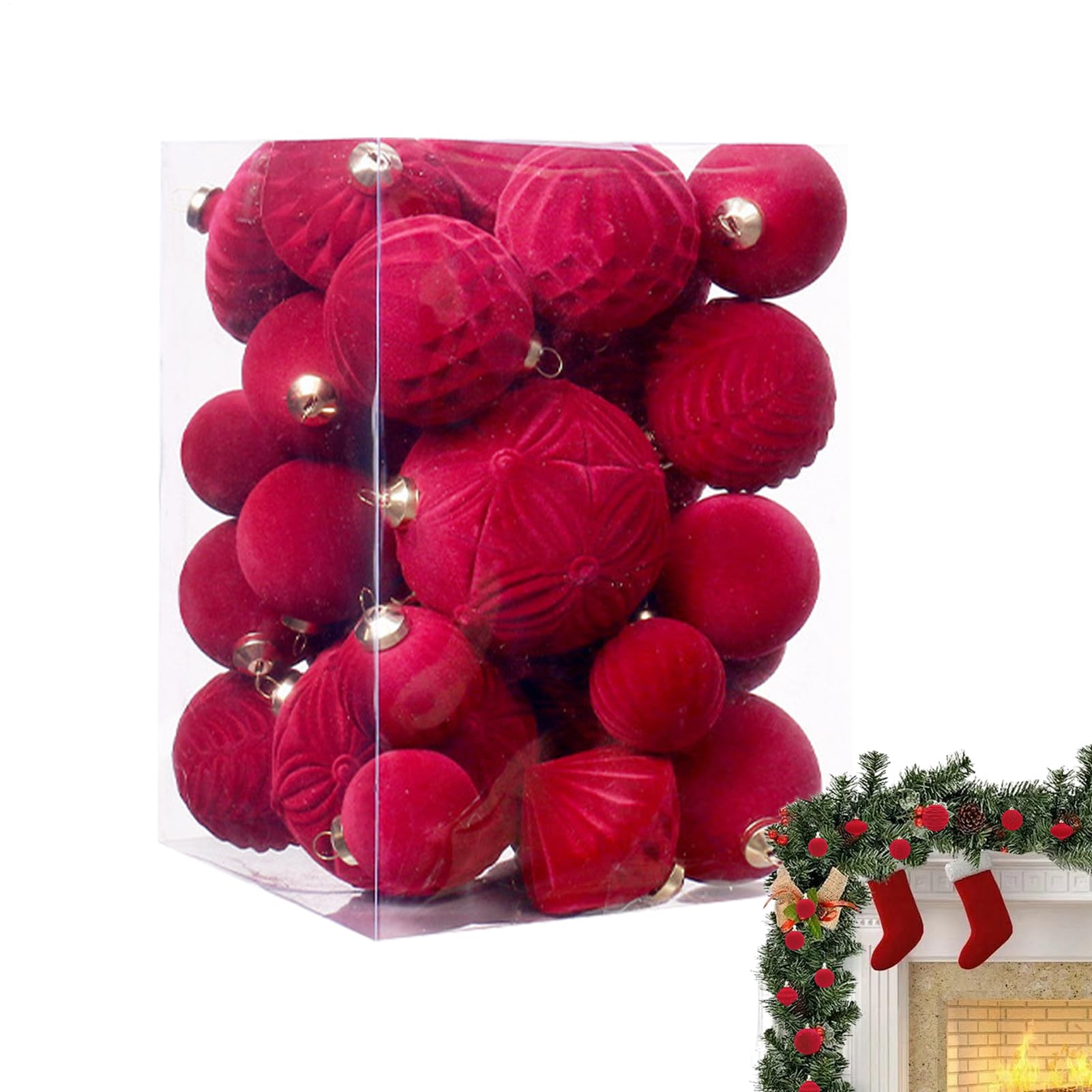 Boules de Noël incassables pour sécuriser la décoration du salon et du sapin