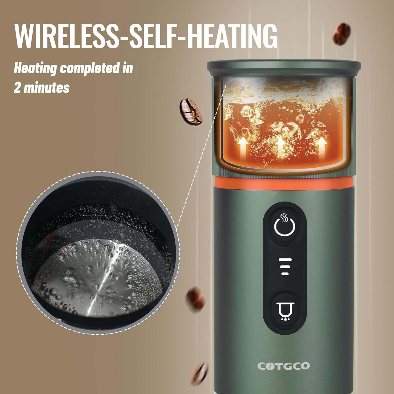 COTGCO Portable Espresso Machine Travel: 12v Electric Mini Coffee Maker with Battery - 8 Cups Expresso for One Charge - Compatible for NS Capsule - for Car Hiking Camping 5 717onzhkD5L. AC SL1500