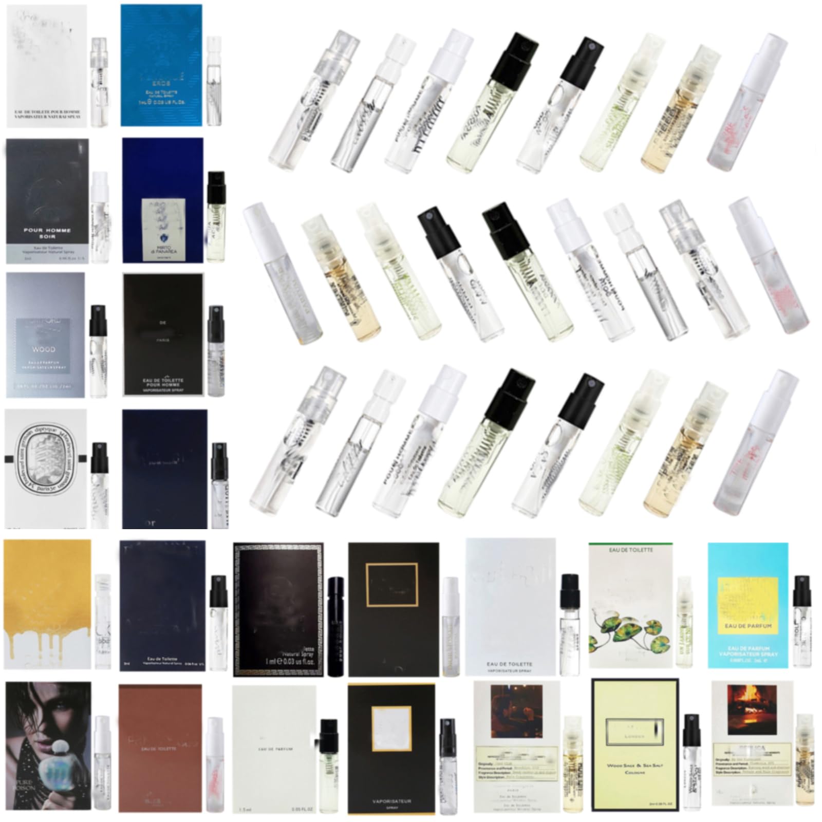 Dirstic 22-Piece Cologne Sample Set for Men