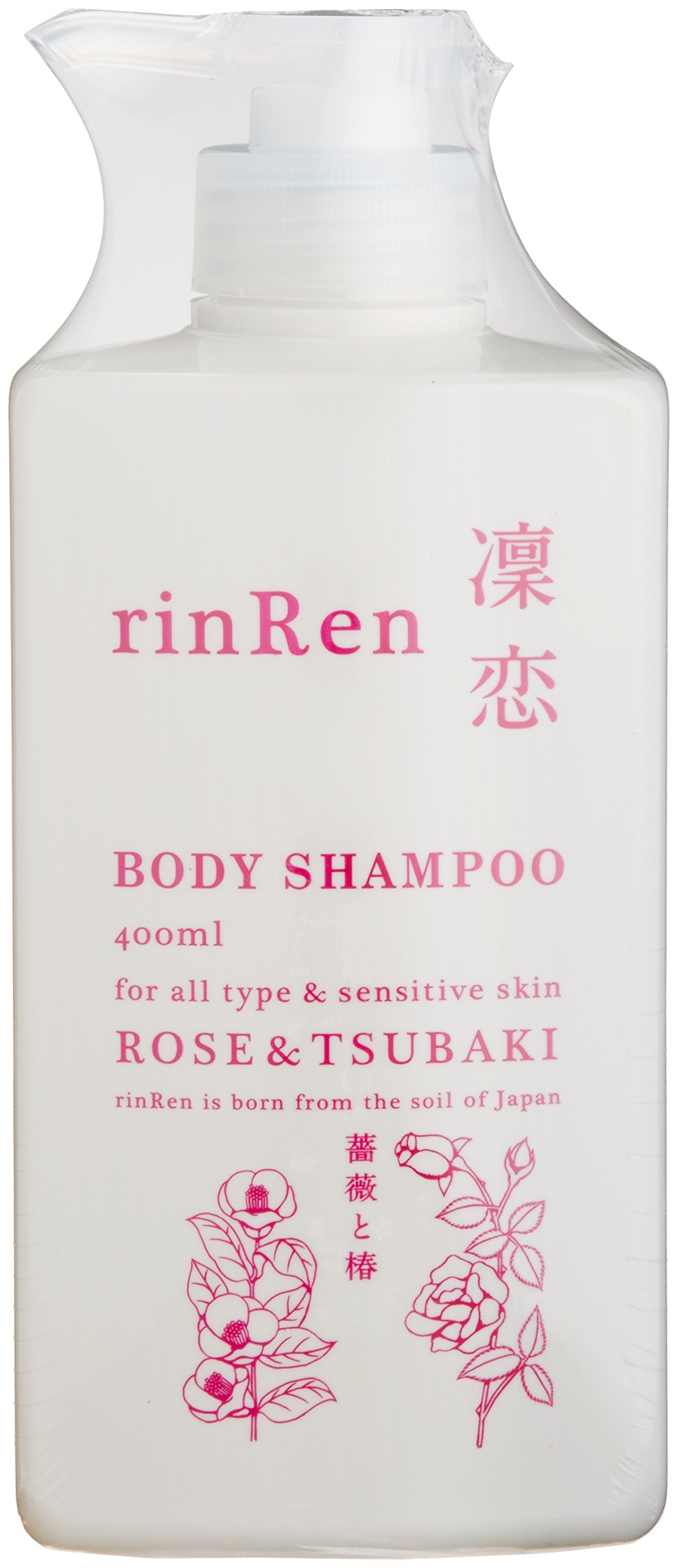 Amazon | リンレン ボディシャンプー ローズ&ツバキ 400ml