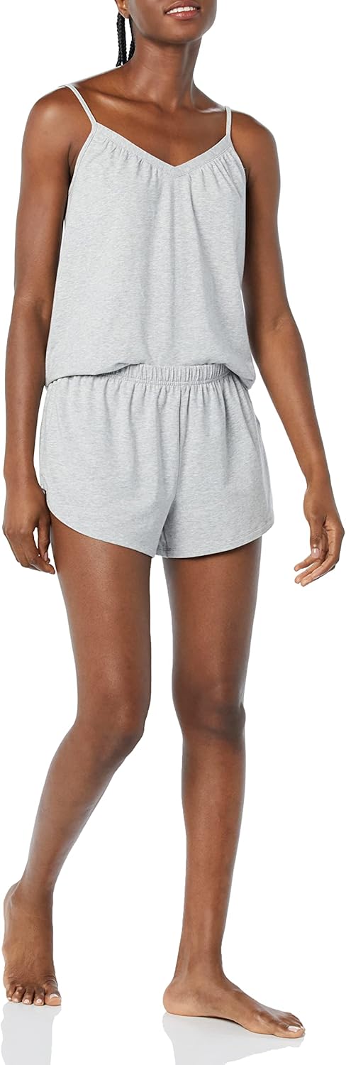 Amazon Essentials Women’s Knit Jersey Cami Short Pajama Set