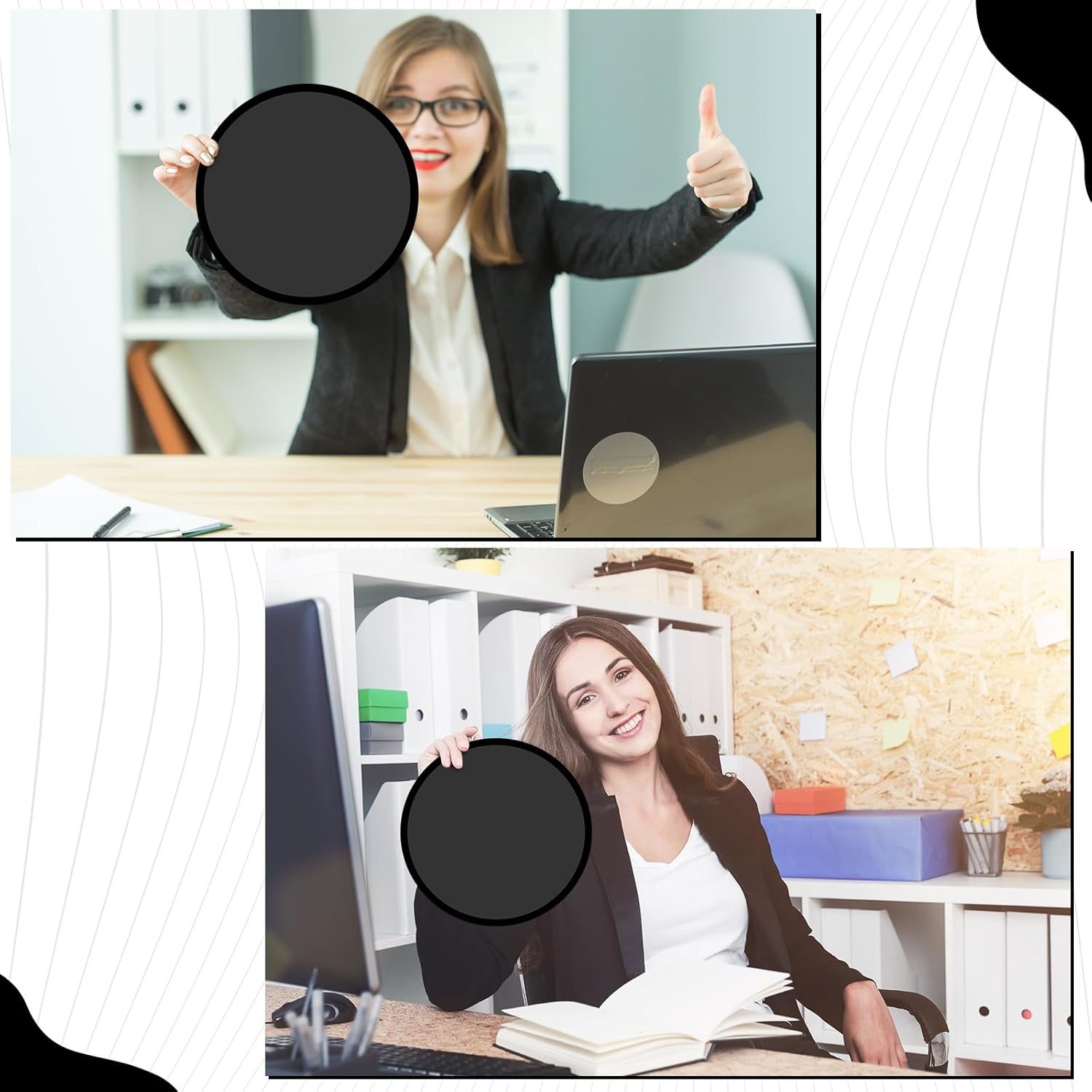 Gejoy Foldable Flying Disc Fans Bulk with Bags 9.8 Inch DIY Sublimation Handheld Cooling Fan Beach Flying Disc for Summer Outdoor Games Activities Birthday Wedding Party Favors