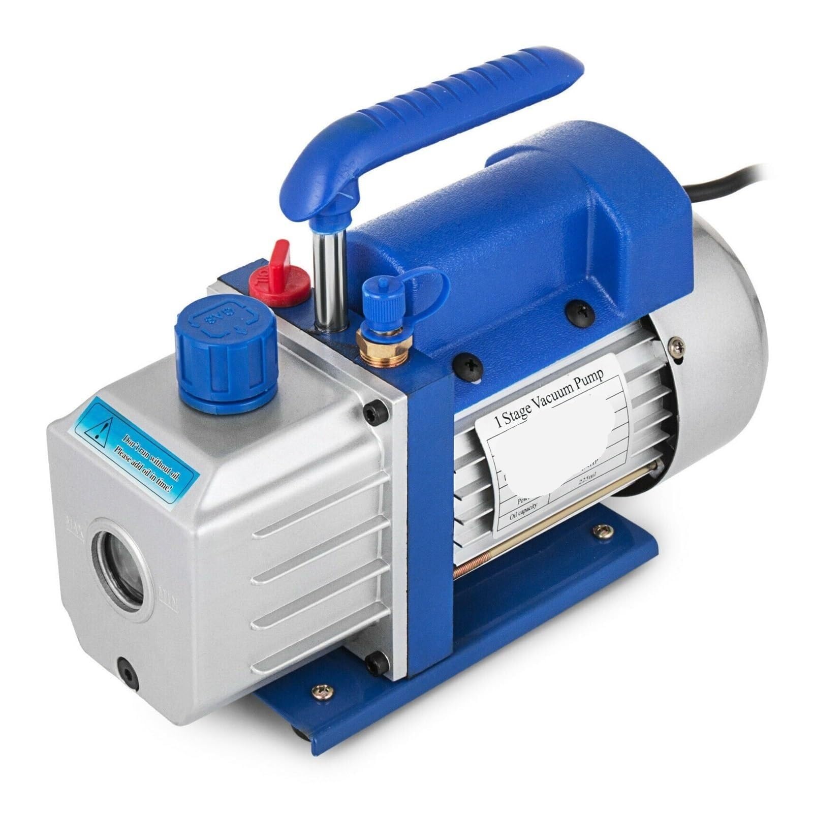Amrttwy One Color Air Tools, Vacuum Pump, 2 Gallon Chamber Kit 3Cfm 1/4Hp Controlled Degassing Gauge For Home Air Conditioning Refrigerant