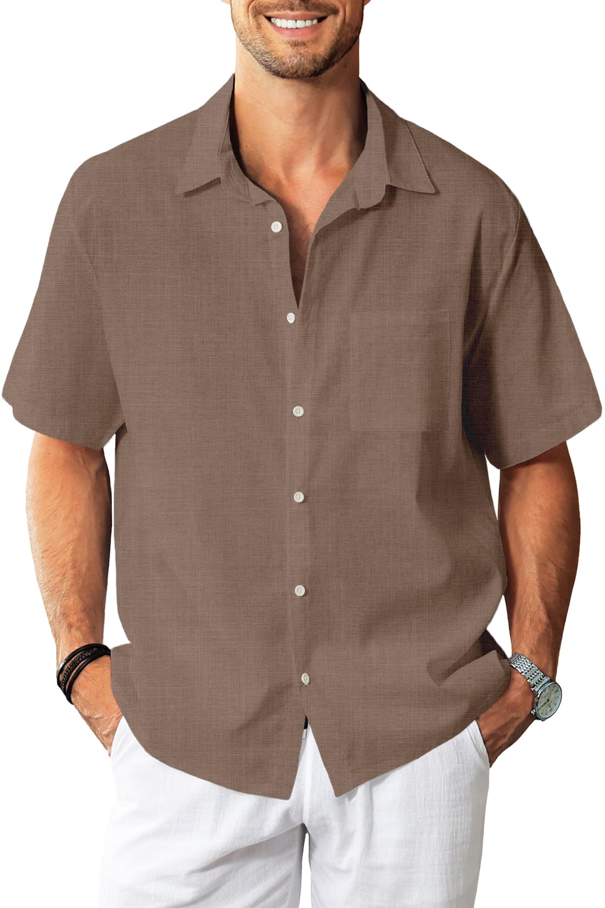 KYKU Cotton Linen Shirt