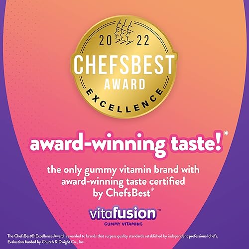 Miniatura 6 de Vitafusion Vitaminas gomosas de saúco, 90 unidades de vitaminas de goma de saúco, masticables, 90 unidades (paquete de 2)