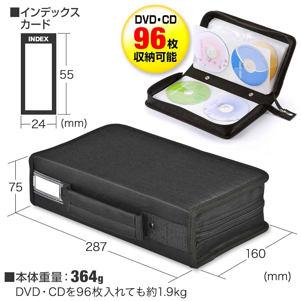 CDホルダー、ケース Amazon.co.jp: 28枚収納DVD/CD対応ブルーレイディスクセミハード