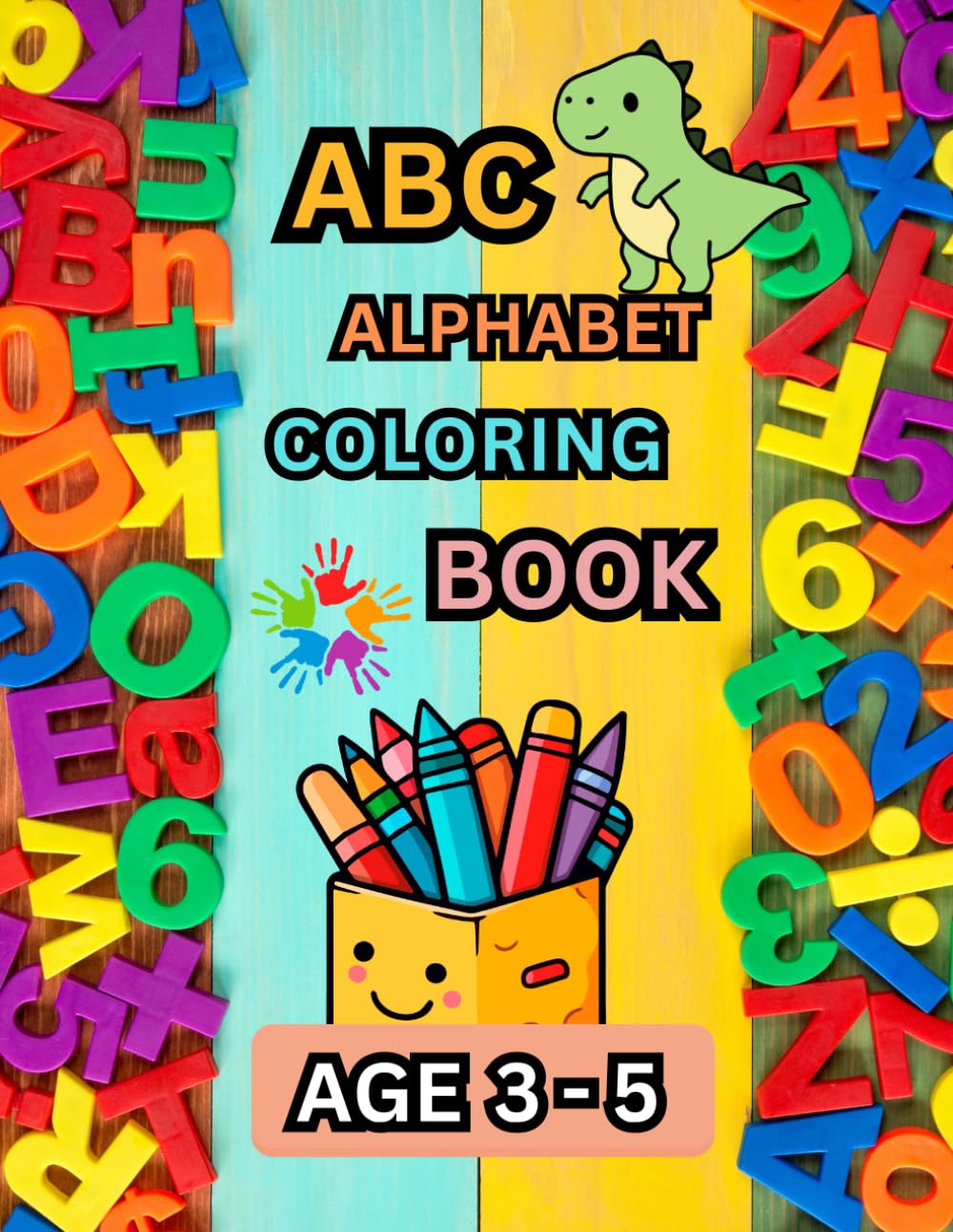 ABC Alphabet Coloring Book, Age 3 - 5