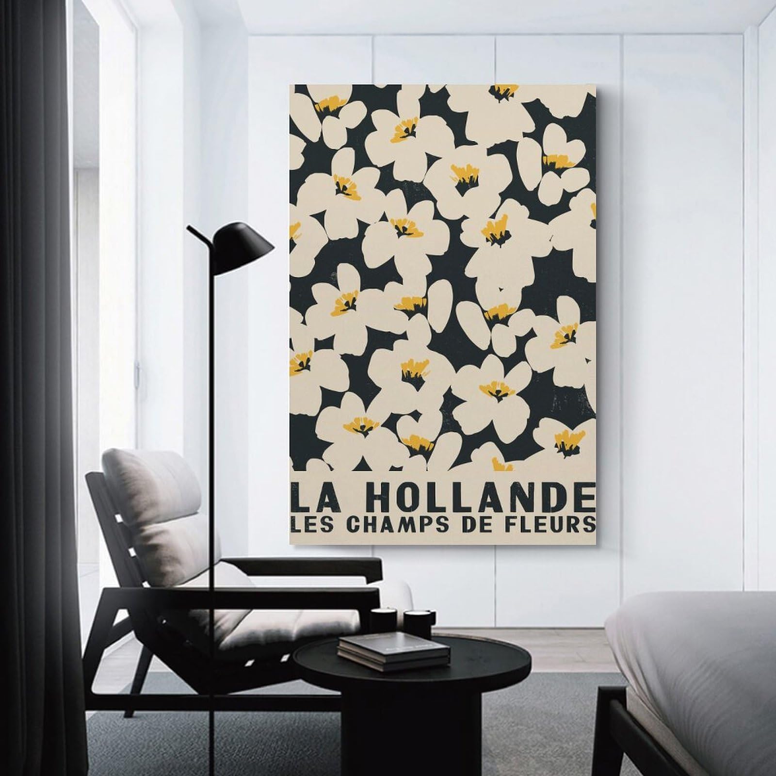 Junmoney Flower Market Holland Canvas Art Print, 16x24inch(40x60cm), for Home Walls, Creative Rooms Or Shared Spaces, Decorative Artwork with Broad Appeal