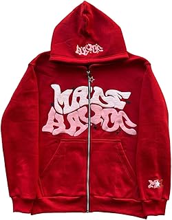 PUCHEN Ladies Hoodies Zip Front | Fall Zip-Front Mens Print Hoodie - 3D Printed Rock Hoodies, Fashion Casual Sweater Hoodi...