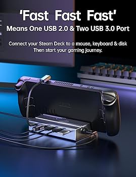 Amazon.co.jp: Steam Deck Dock M.2 7イン1ドッキングステーション SSD