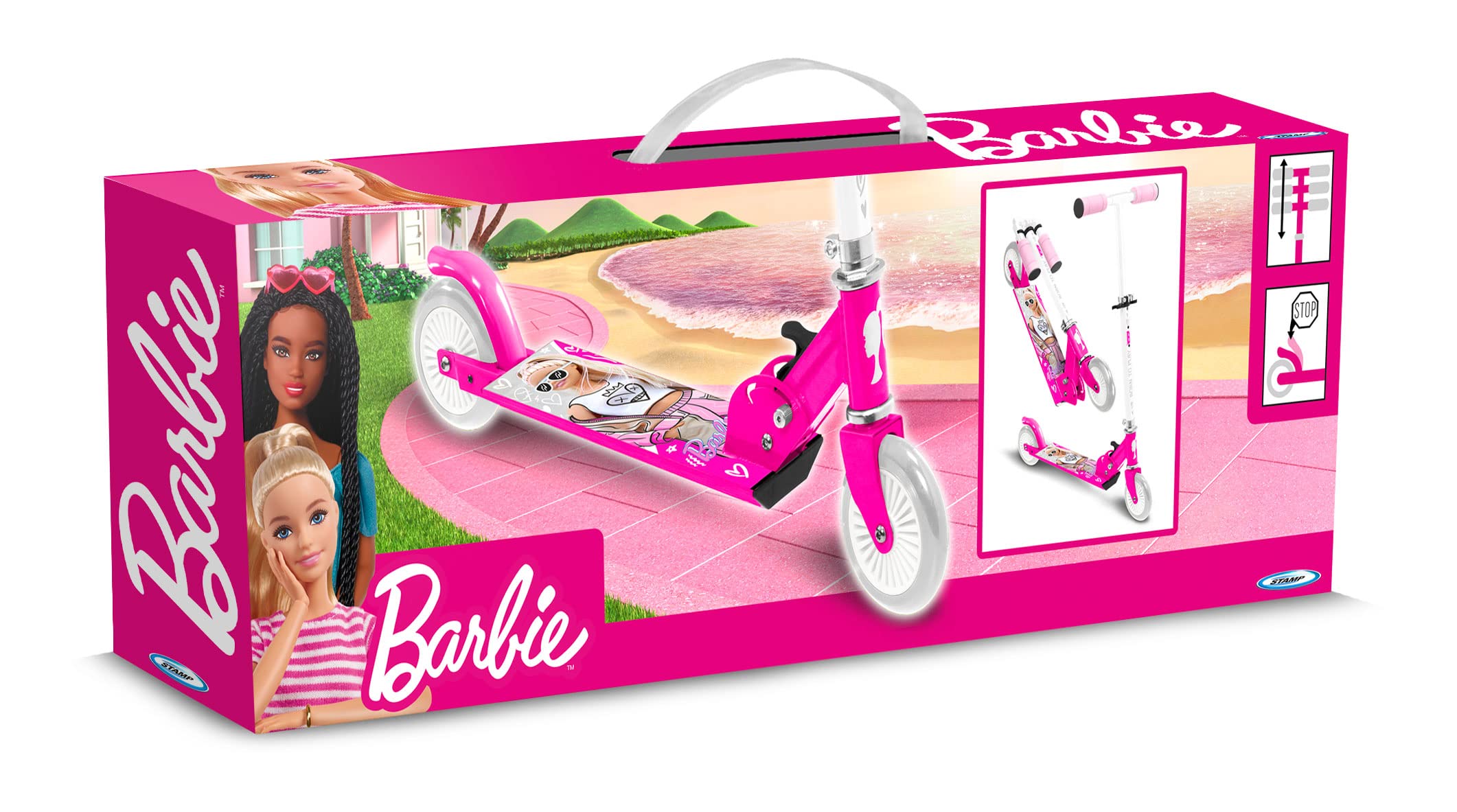 Składana hulajnoga Barbie