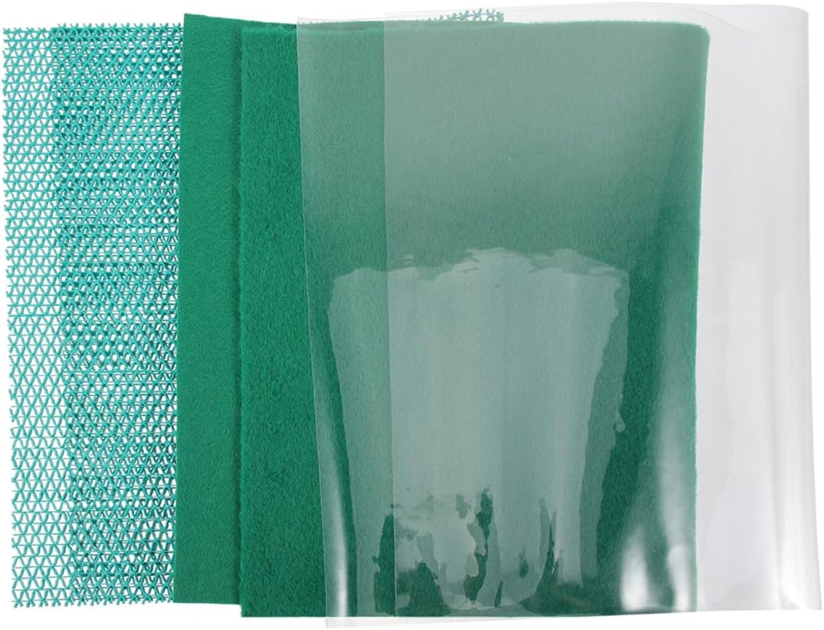 Reptile Carpet Mat Green Terrarium Liner Substrate Cushion for Tortoise Lizard Cage Bedding Safe Pet Habitat Pad