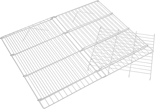 Miniatura 7 de Cubo de basura de alambre blanco - 18" X 18" X 30"