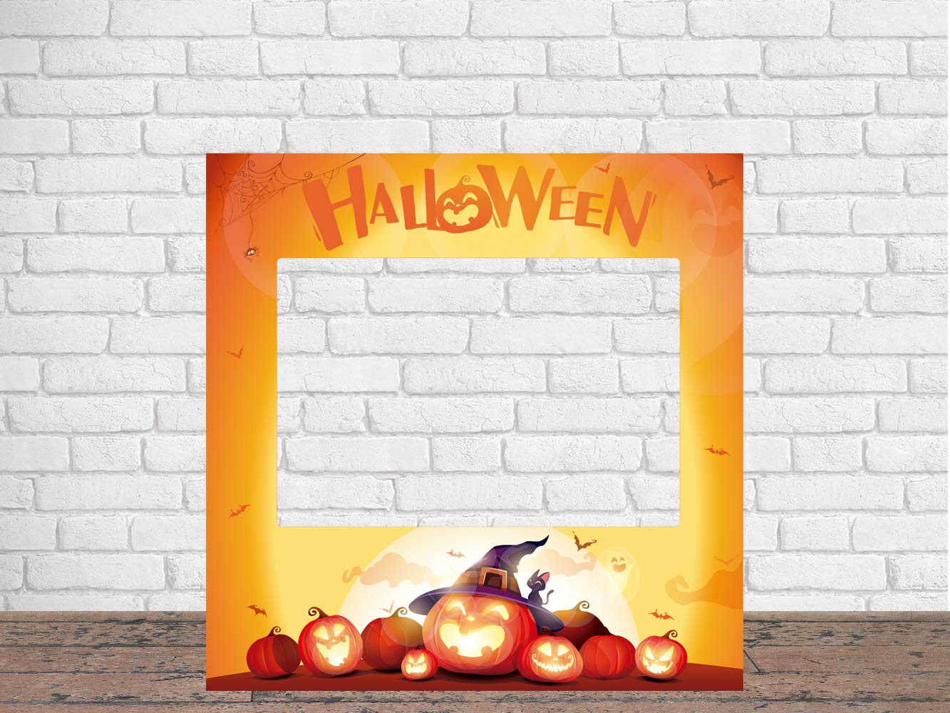 Oedim Photocall en Pegasus para Halloween 100x100cm | Photocall Ideal para Fiestas | Accesorios de Regalo | Photocall Original