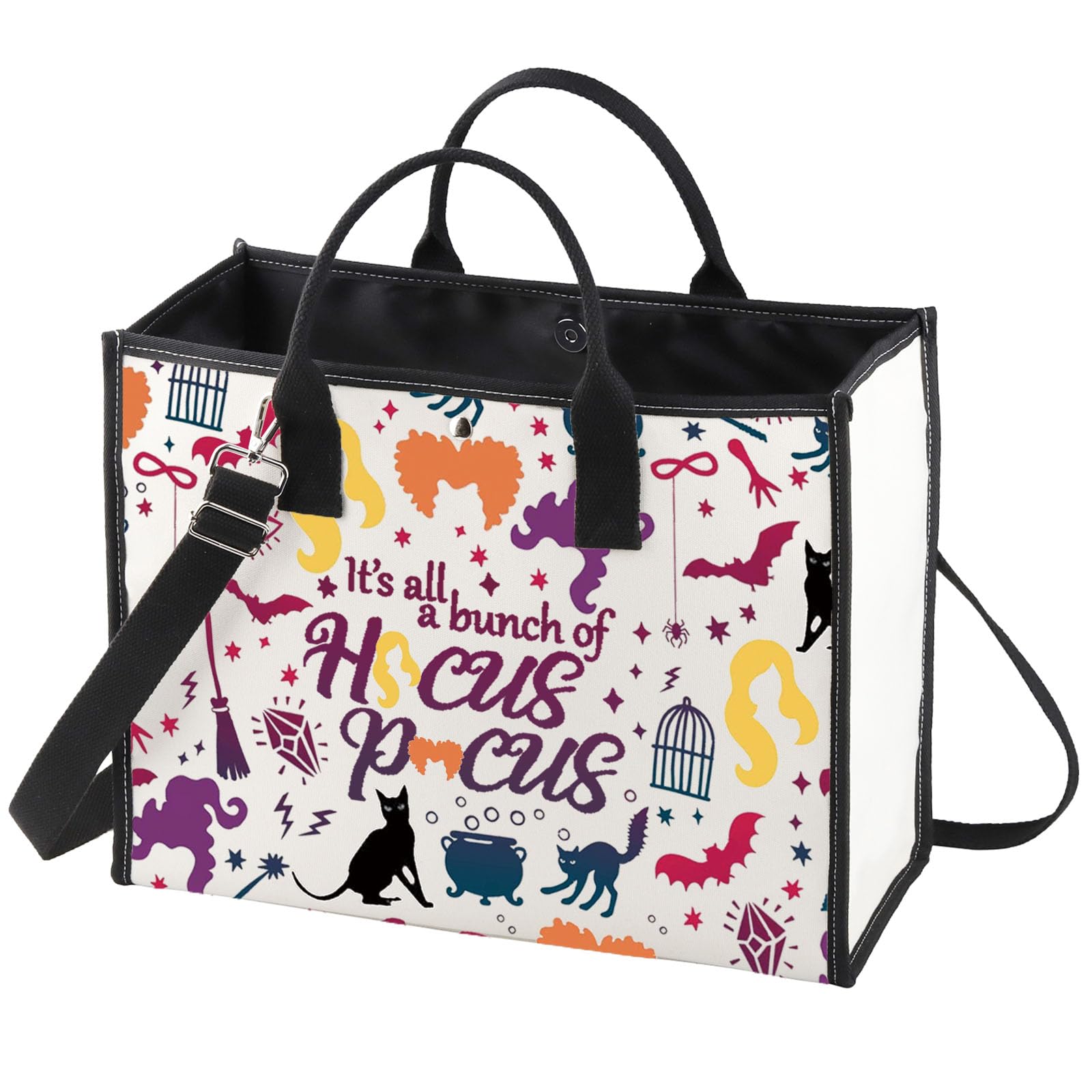 WZMPA Sanderson Sister Cosmetic Bag Winifred & Sarah & Mary Witch Fans Gifts It's All A Bunch Of Zipper Bag Sanderson Sister Merch (It's all a bunch