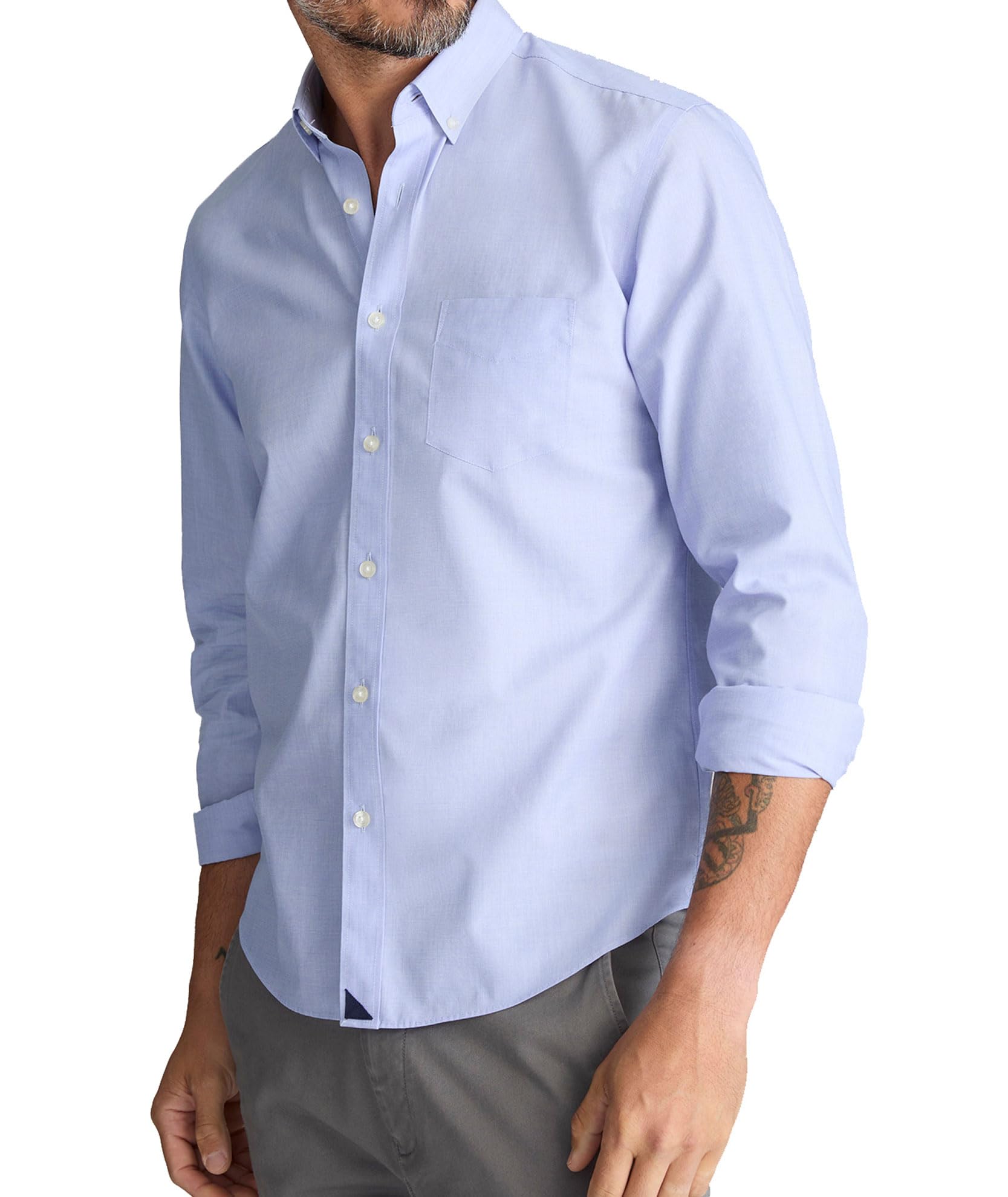 UNTUCKit Long Sleeve Wrinkle Free Solid Shirt