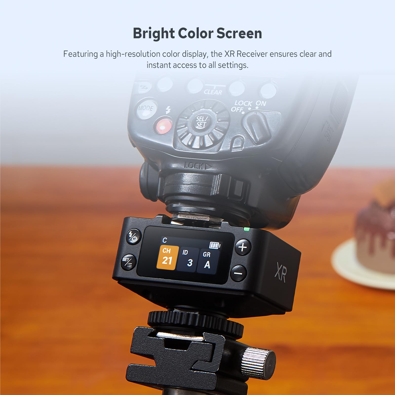 Godox XR-C XR-N TTL Récepteur de Flash sans Fil pour Canon et Nikon, Version Améliorée du Godox X1R, 2,4G HSS Sync Déclencheur à Distance, Compatible X3/X3Pro émetteur, Griffe Multi-Interface
