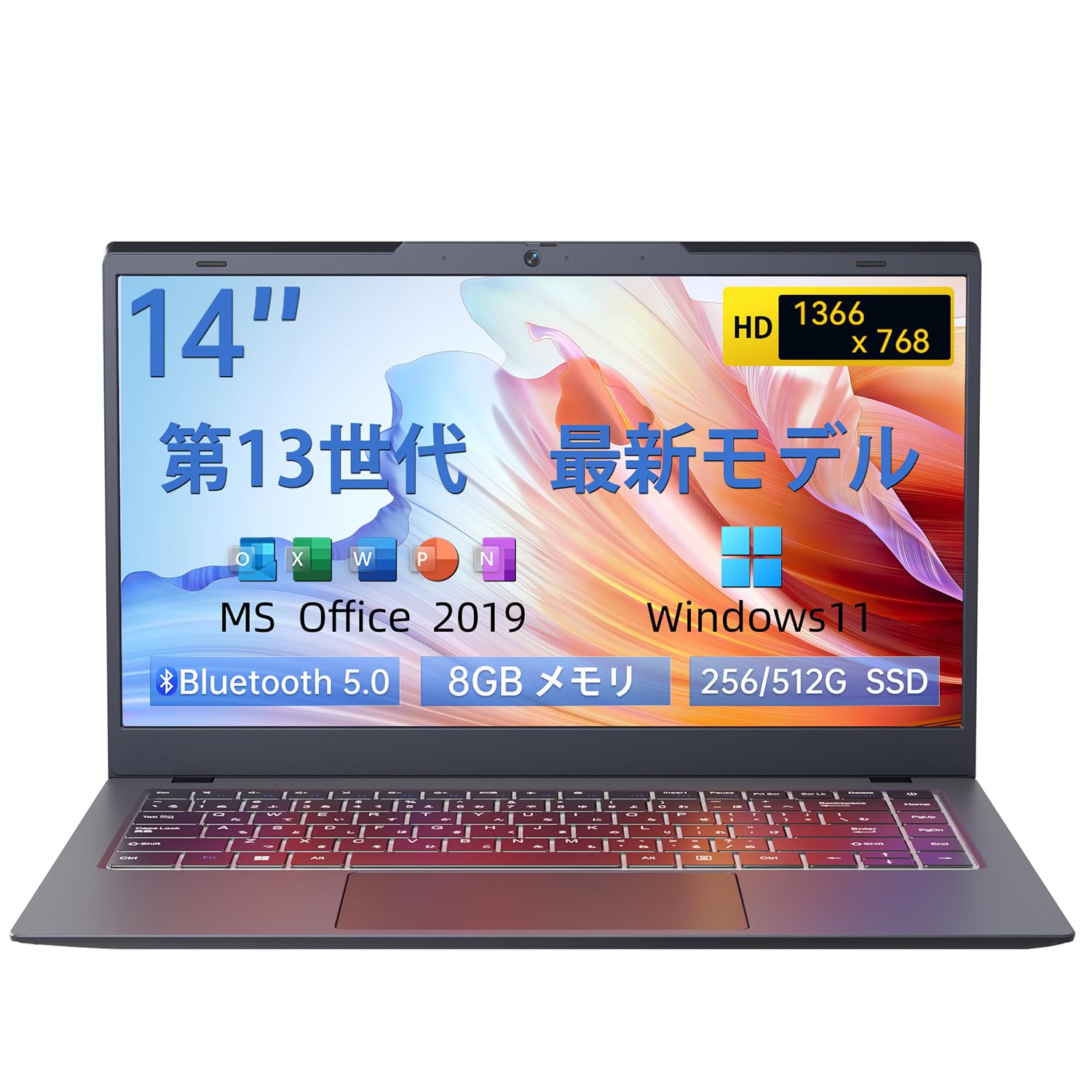 千64 カメラ Bluetooth メモリ8GB Office ノートパソコン