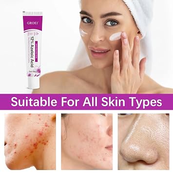 Azelaic Acid 12% Serum with Niacinamide & Hyaluronic Acid - Helps Improve Skin Texture, Reduce Redness, Smoothing Skin and Blemish, Premium Azelaic Acid Facial Cream for Sensitive Skin (1PC)