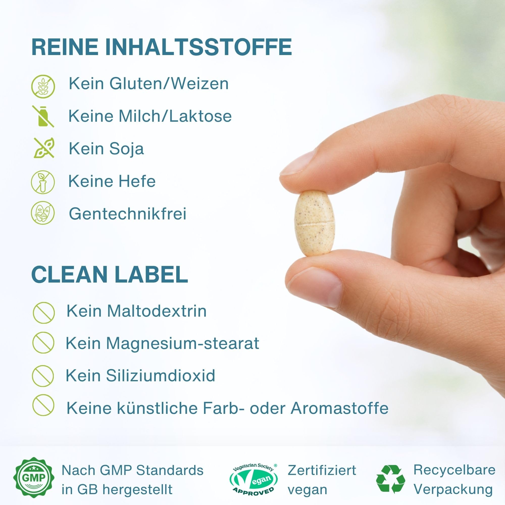 Igennus Methyliertes Multivitamin für Männer mit 21 aktiven Nährstoffen, Langzeitformel, Clean Label, Methylfolat & Methylcobalamin, hochdosiert & MTHFR-geeignet, GVO-frei & halal, 180 Tabletten