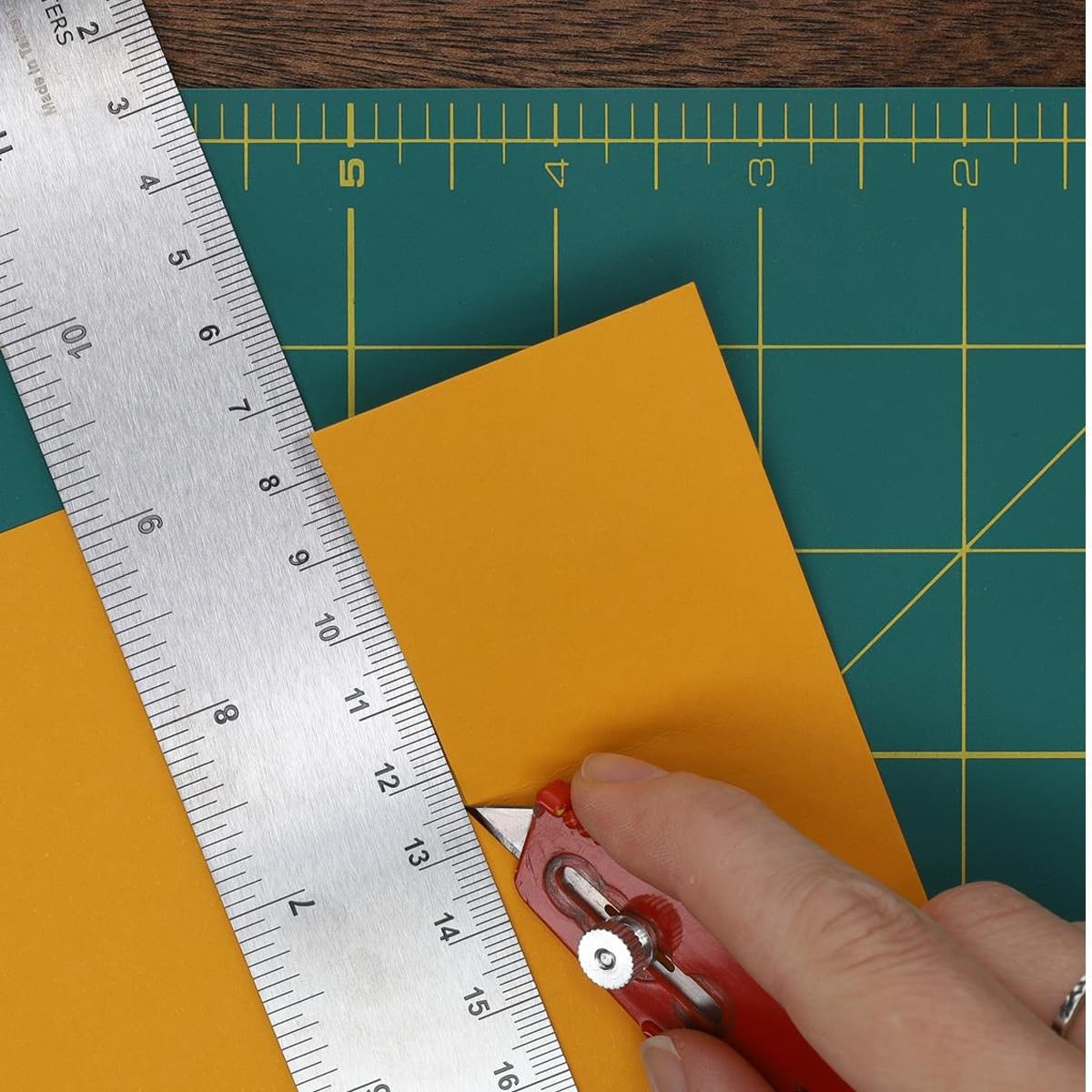 PRO ART Lineal aus Edelstahl, 45,7 cm 24-inch Stainless Steel Ruler