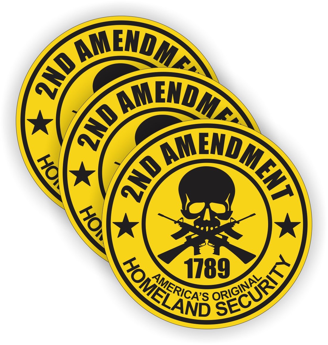 2nd Amendment Hard Hat Sticker / Helmet Decal Label Lunch Tool Box