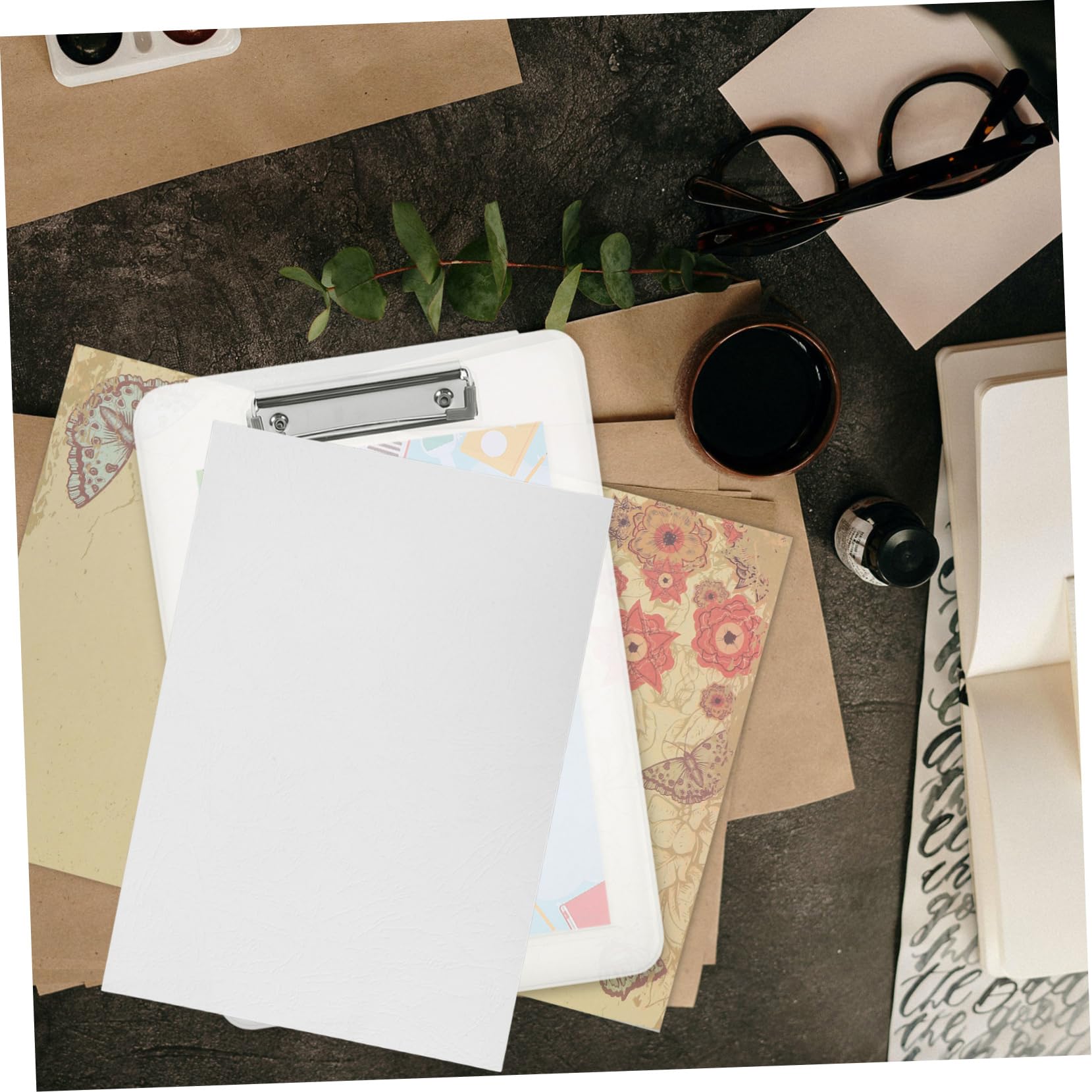 NUOBESTY 100feuilles Couvertures De Texturées Papier De Pour Scolaires Et Rapports Élégance Et