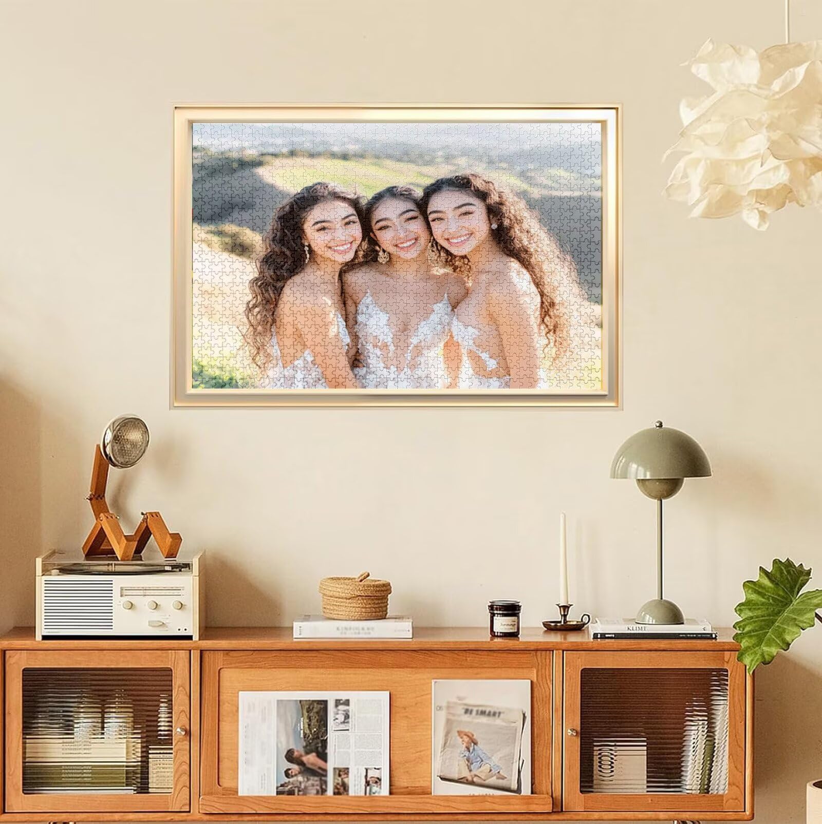 Puzzle Personalizado con Foto, Personalizada Rompecabezas Personalizado Diseña tu Logo Foto o Texto, Personalizado Navidad Halloween San Valentín Parejas Niños Familia Amigos h-3957