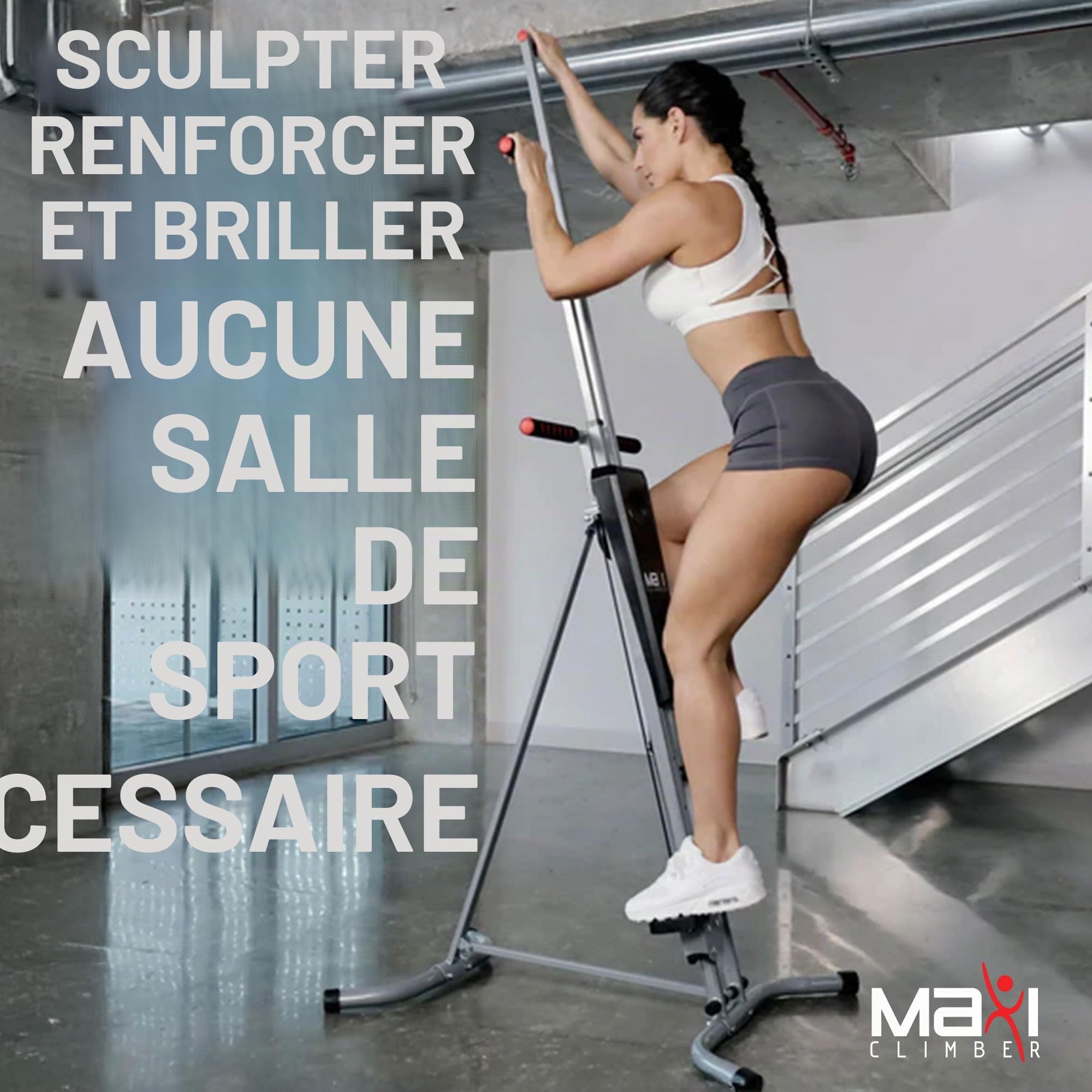 Maxi Climber New Image Appareil d'exercice Vertical pour Cardio d'escalade