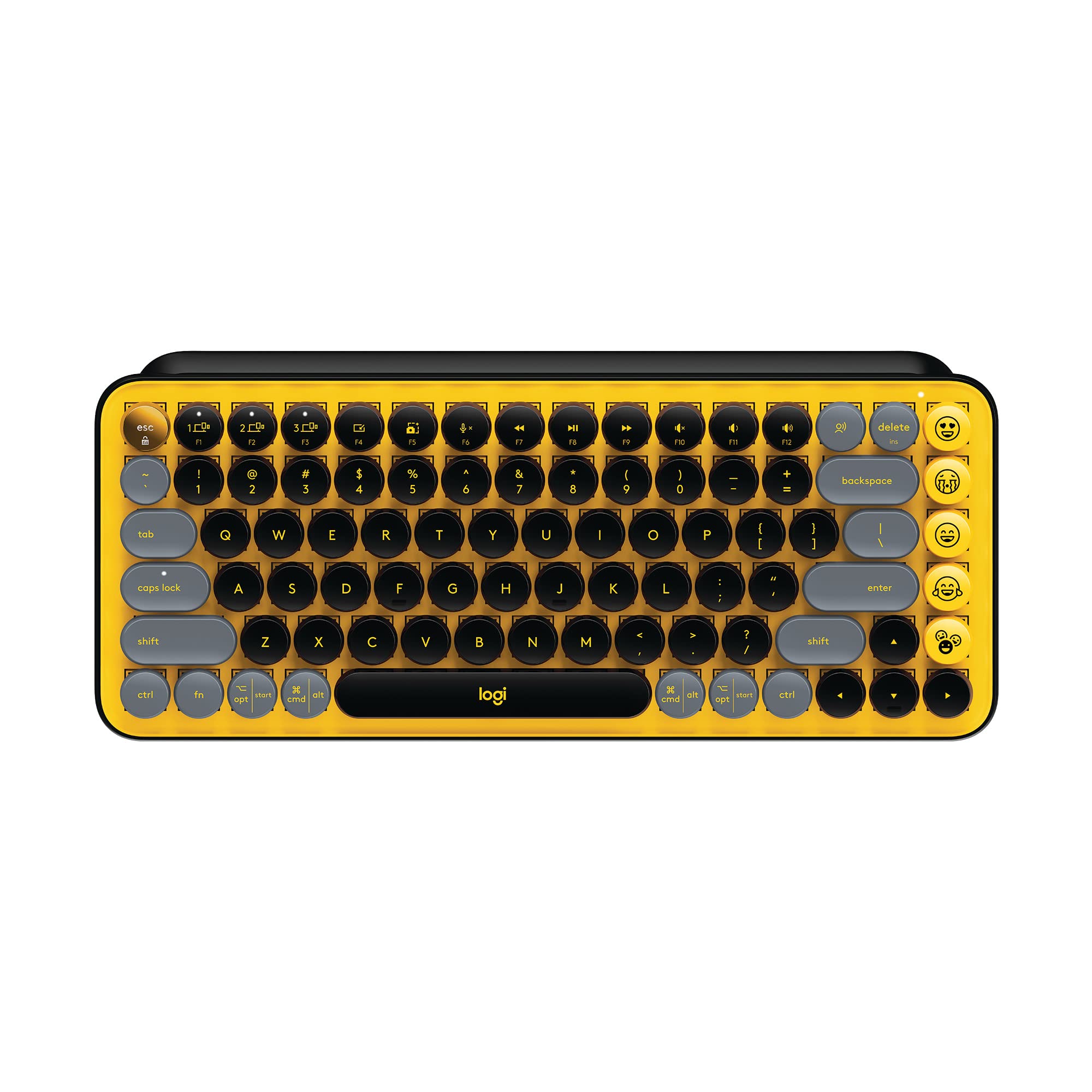 Teclado Mecânico sem fio Logitech POP Keys com teclas Emoji