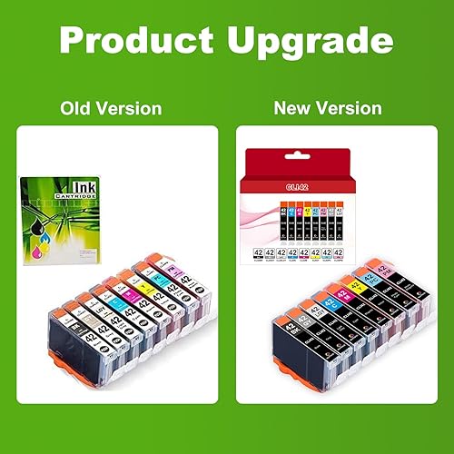 Miniatura 2 de NEXTPAGE CLI 42 Cartuchos de tinta compatibles con Canon CLI-42 CLI42 Uso con impresora Pro-100 Pro 100 inyección de tinta profesional PIXMA PRO-100