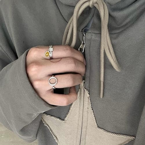 Miniatura 4 de CYee Emo Hoodie Y2K Acubi Zip Up Star Patchwork Sweatshirts Oversized Grunge Gothic Jacket Hiphop Alt Baggy Harajuku Outfit